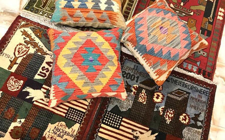 How to clean Dust, Stains, and Odor of Silk War Rug?