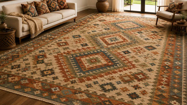 12' x 15' (365x450cm) Handmade Area Rug