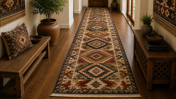 13' Runner (400cm) Handmade Runner Rug