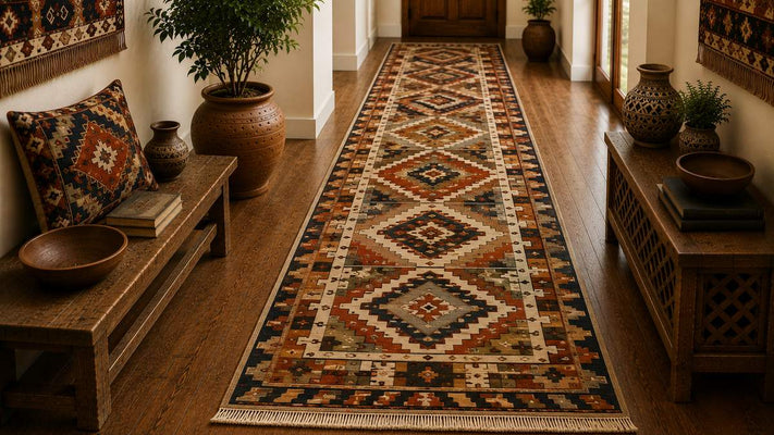 14' Runner (425cm) Handmade Runner Rug