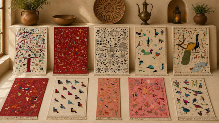 Embroidery Kilims | Handmade Embroidered Flatweaves