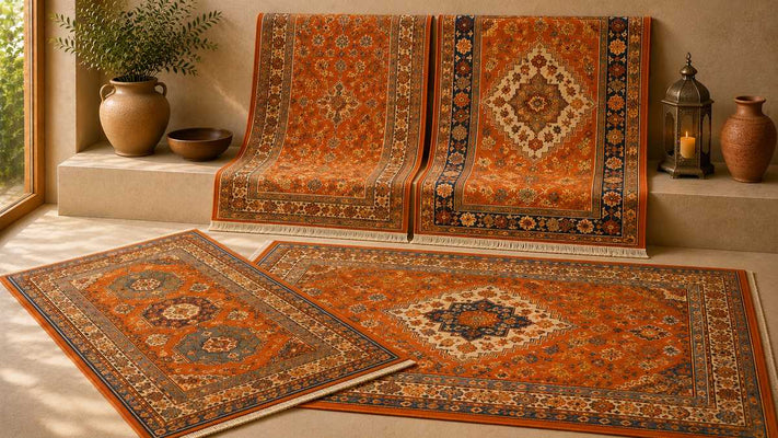 Orange Rugs | Handmade Orange Area Rugs