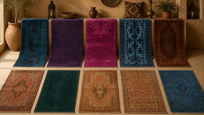 Overdye Rugs | Handmade Vintage Color Rugs
