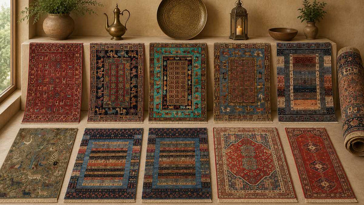 Shikargah Rugs | Handmade Hunting-Scene Rugs