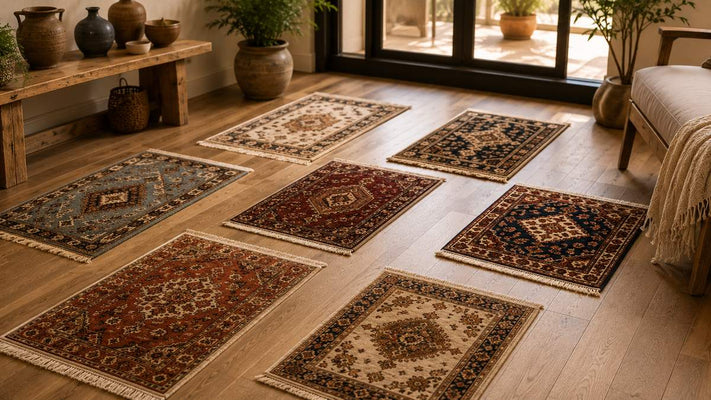 Small Rugs | 2x3 to 3x5 ft Handmade Area Rugs