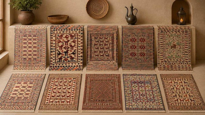 Soumak Kilims | Handmade Wrapped-Weft Flatweaves