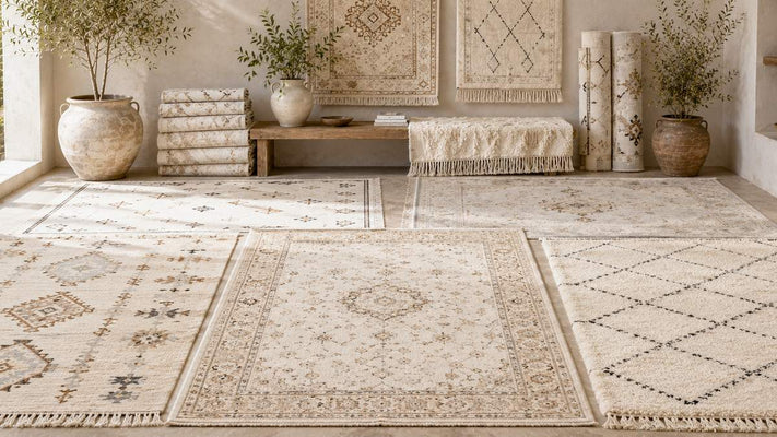 White Rug and Kilim