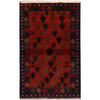 Baluchi Rug Handmade Multi Geometric 3x5 ft