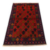 Baluchi Rug Handmade Multi Geometric 3x5 ft
