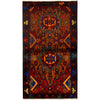 Baluchi Rug Handmade Multi Geometric 3x5 ft