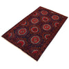 Baluchi Rug Handmade Multi Geometric 4x6 ft