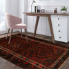 Baluchi Rug Handmade Multi Geometric 3x5 ft