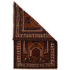 Baluchi Rug Handmade Multi Prayer Design 2x4 ft