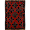 Baluchi Rug Handmade Multi Geometric 3x5 ft