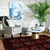 Baluchi Rug Handmade Multi Geometric 2x4 ft