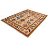 Kohistani Area Rug Handmade Beige Floral 5x8 ft