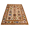Kohistani Area Rug Handmade Beige Floral 5x8 ft