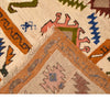 Kohistani Area Rug Handmade Beige Floral 5x8 ft