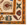 Kohistani Area Rug Handmade Beige Floral 5x8 ft