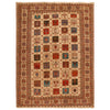 Baluchi Rug Handmade Beige Geometric 6x9 ft