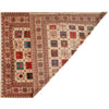 Baluchi Rug Handmade Beige Geometric 6x9 ft