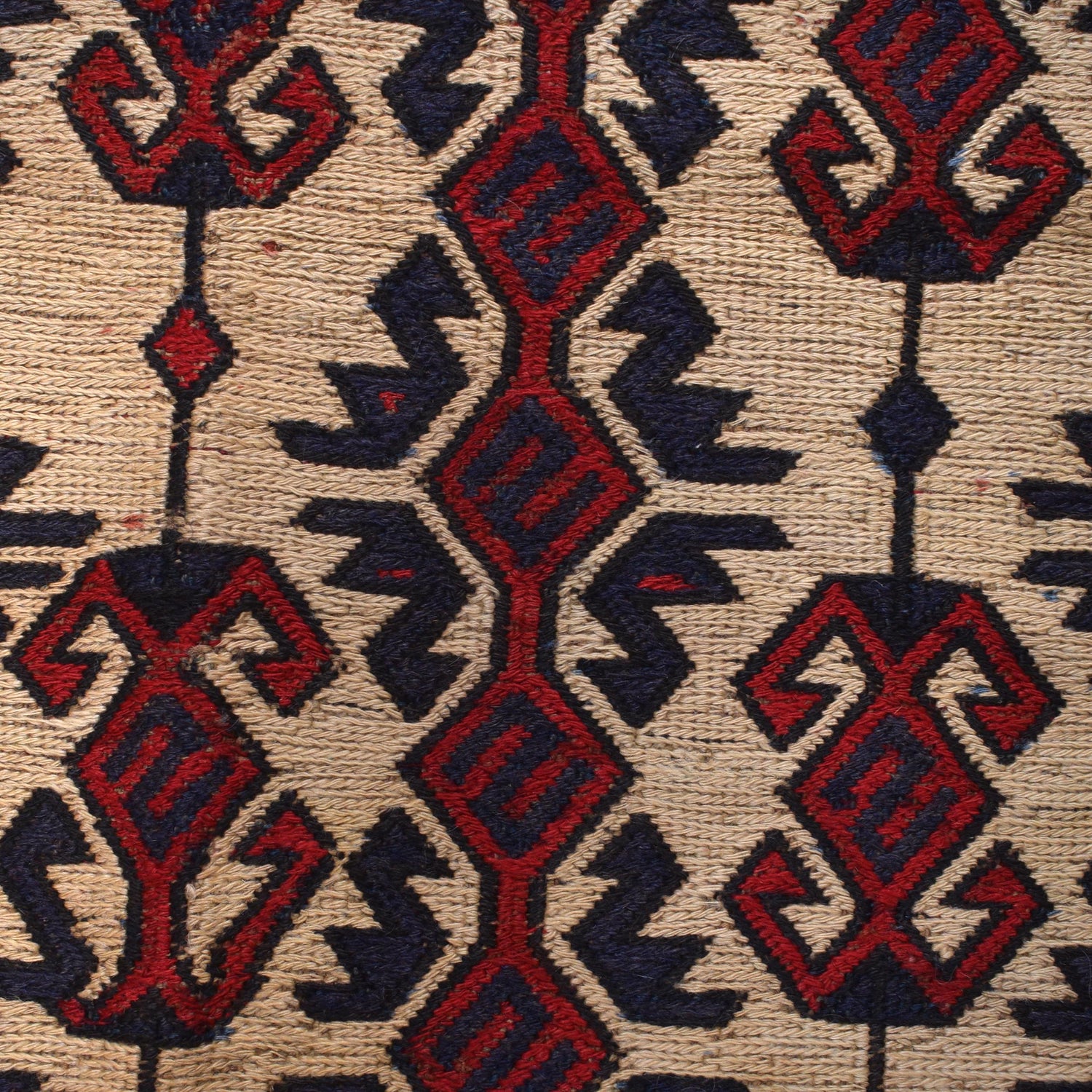 Saghari Kilim Area Rug Handmade Multi Floral 6x9 ft