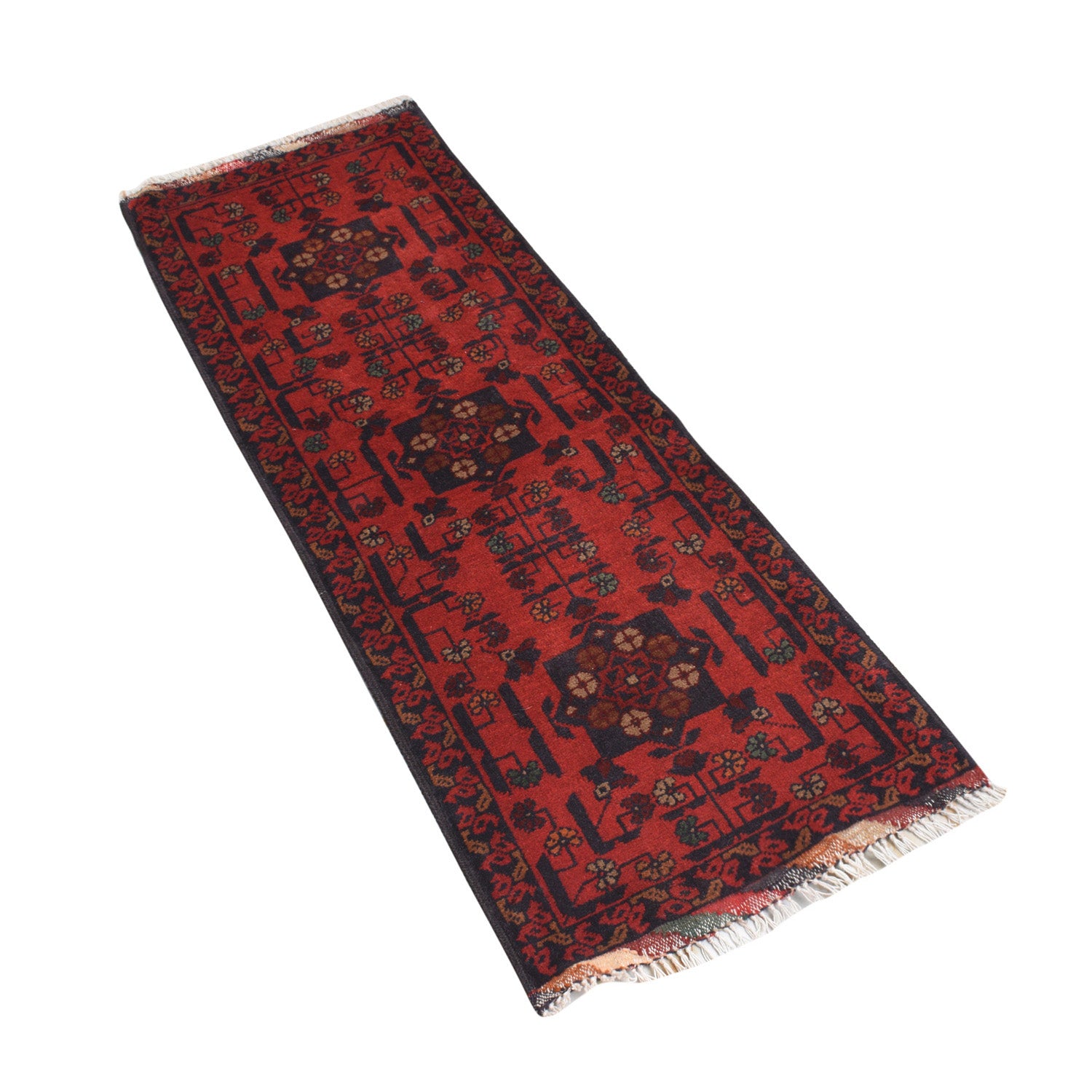 Khal Mohammadi Rug Handmade Red 5' Runner