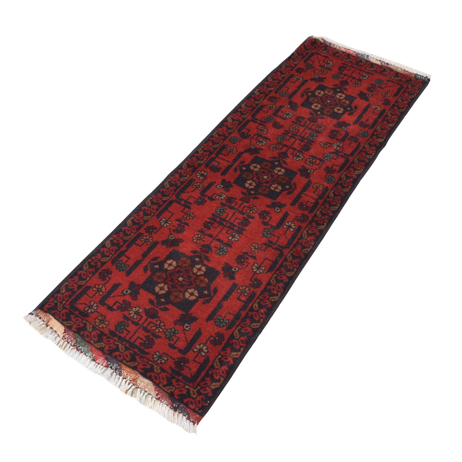 Khal Mohammadi Rug Handmade Red 5' Runner