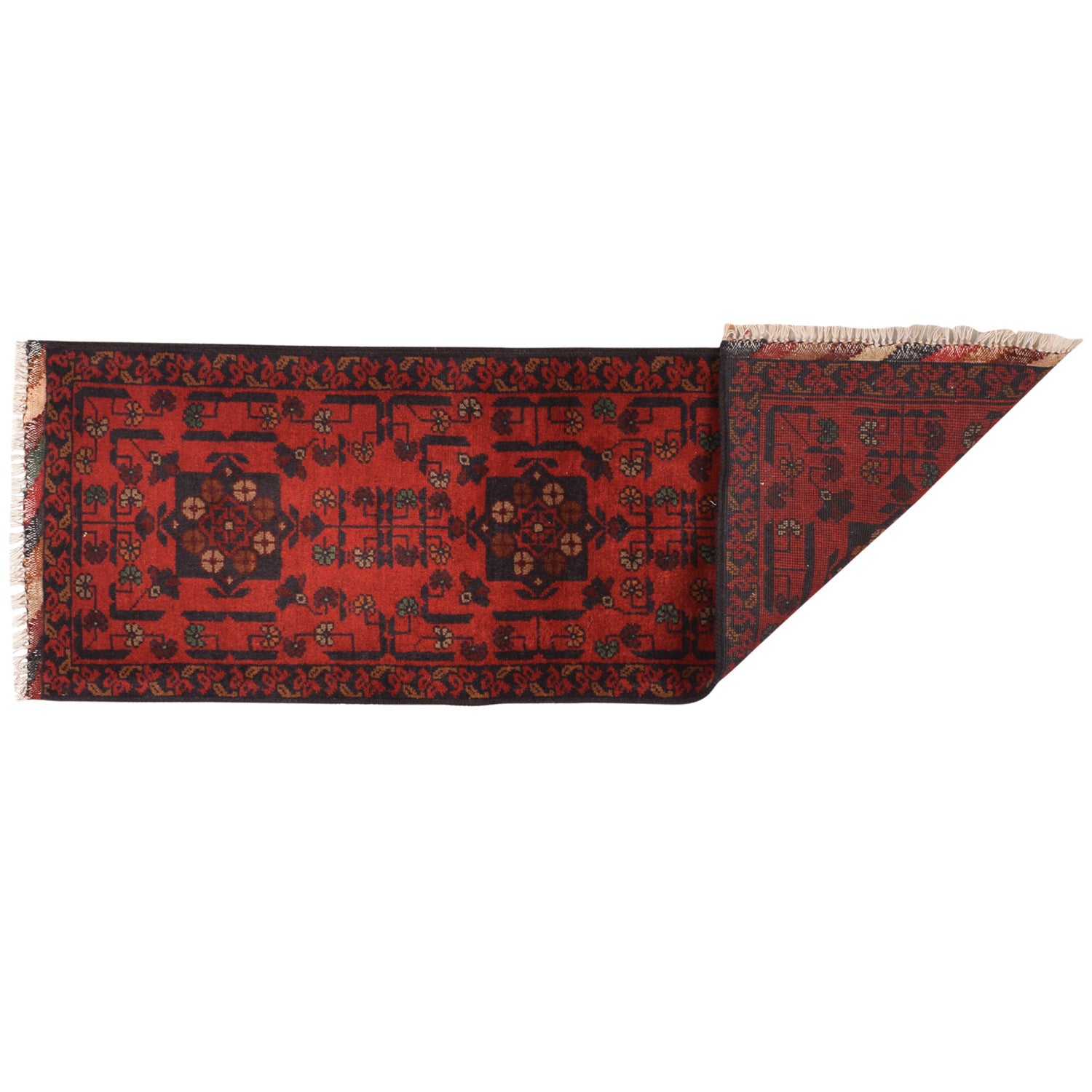 Khal Mohammadi Rug Handmade Red 5' Runner