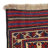 Saghari Kilim Area Rug Handmade Beige Floral 4x6 ft