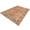 Kohistani Area Rug Handmade Tan Floral 7x10 ft
