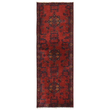 Khal Mohammadi Rug Handmade Red 5' Runner