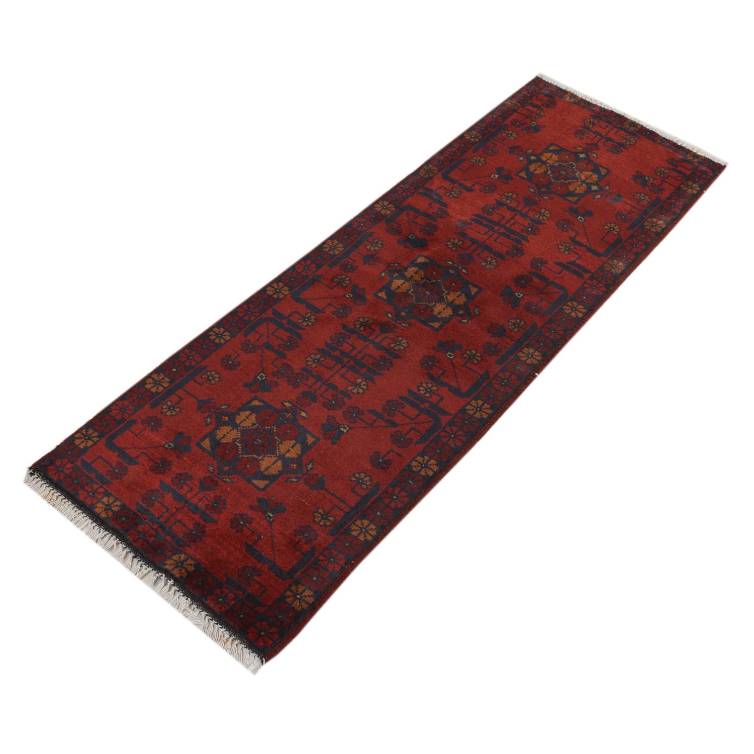 Khal Mohammadi Rug Handmade Red 5' Runner