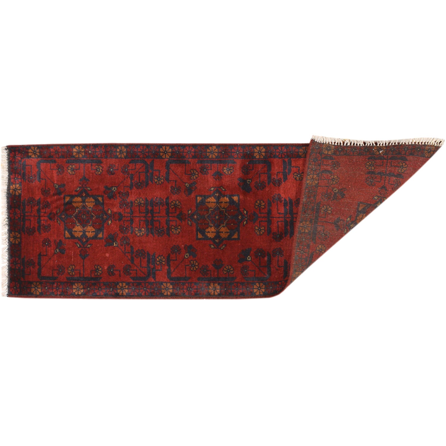 Khal Mohammadi Rug Handmade Red 5' Runner