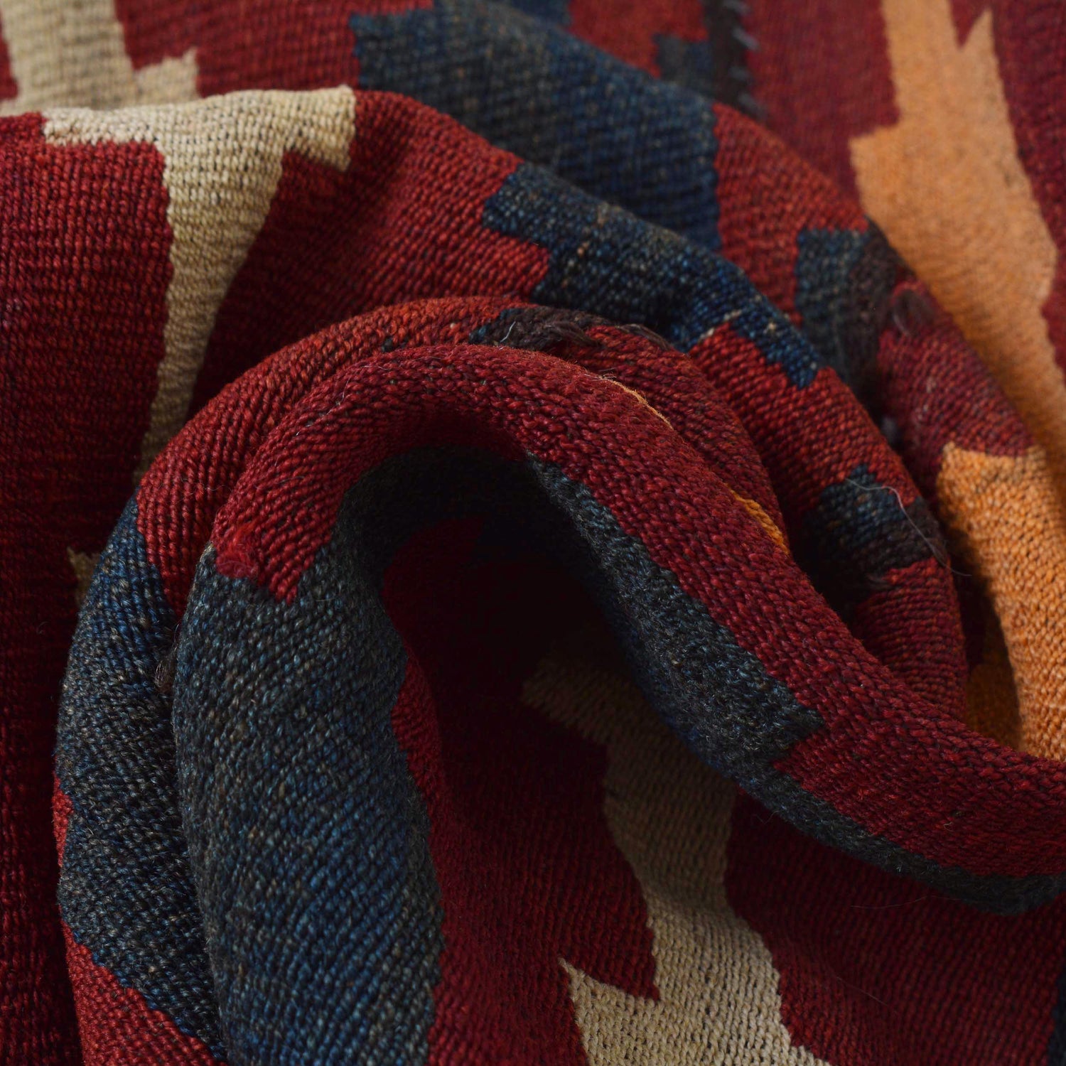 Maimana Kilim Area Rug Handmade Multi Floral 4x7 ft