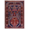 Baluchi Rug Handmade Multi Geometric 3x5 ft
