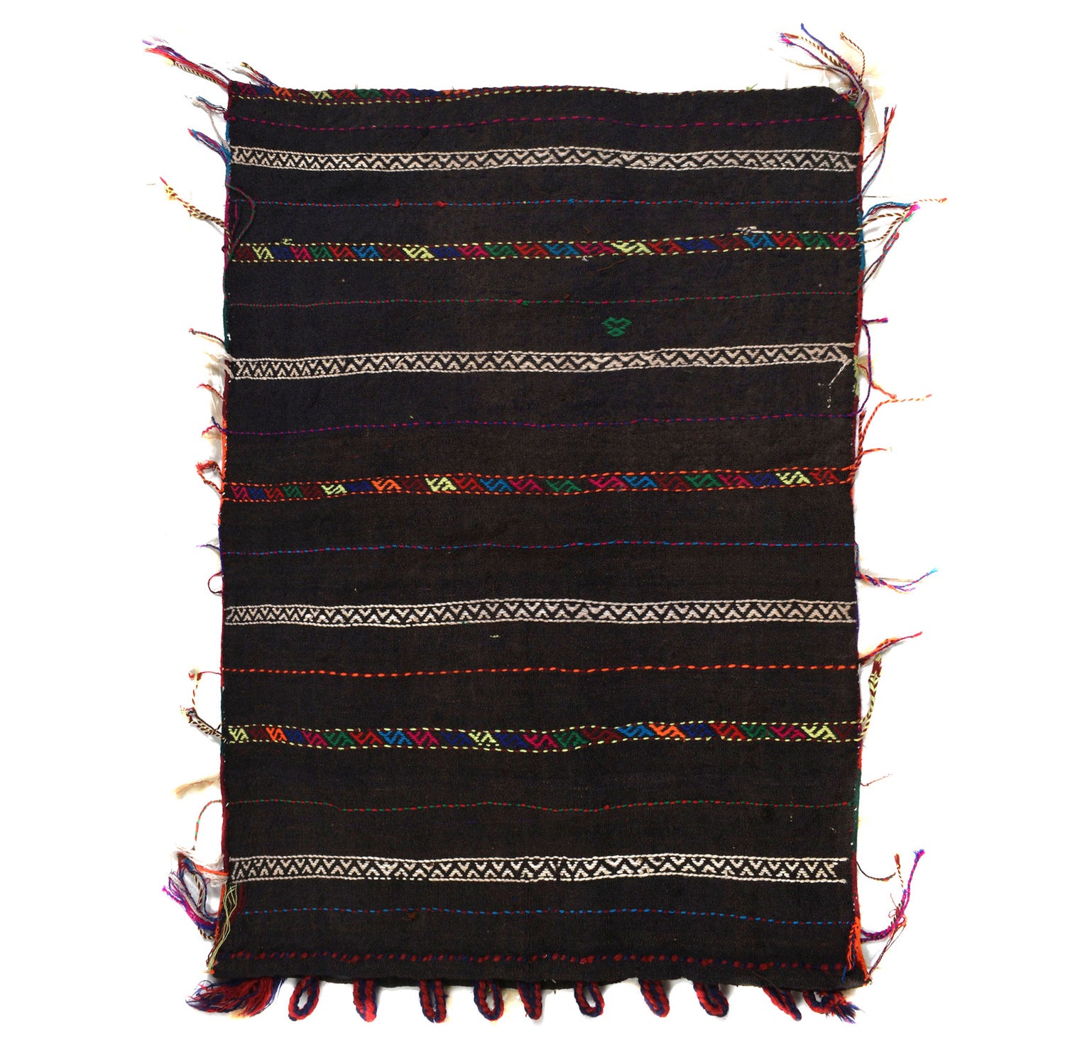 Balisht Area Rug Handmade Multi Geometric 2x3 ft