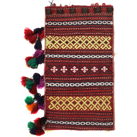 Balisht Area Rug Handmade Multi Geometric 2x3 ft