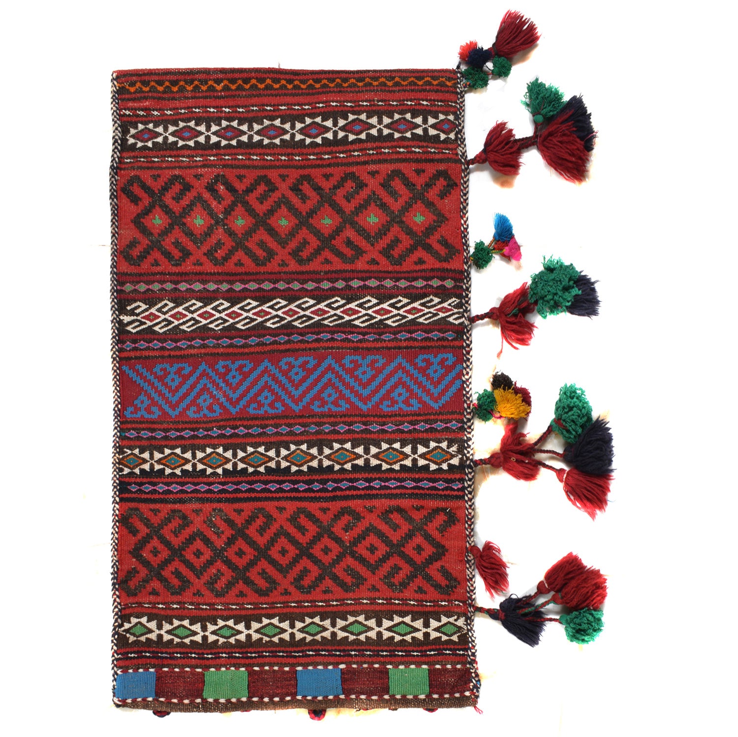 Balisht Area Rug Handmade Multi Geometric 2x3 ft