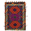 Balisht Area Rug Handmade Multi Geometric 2x3 ft