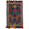Balisht Area Rug Handmade Multi Geometric 2x3 ft