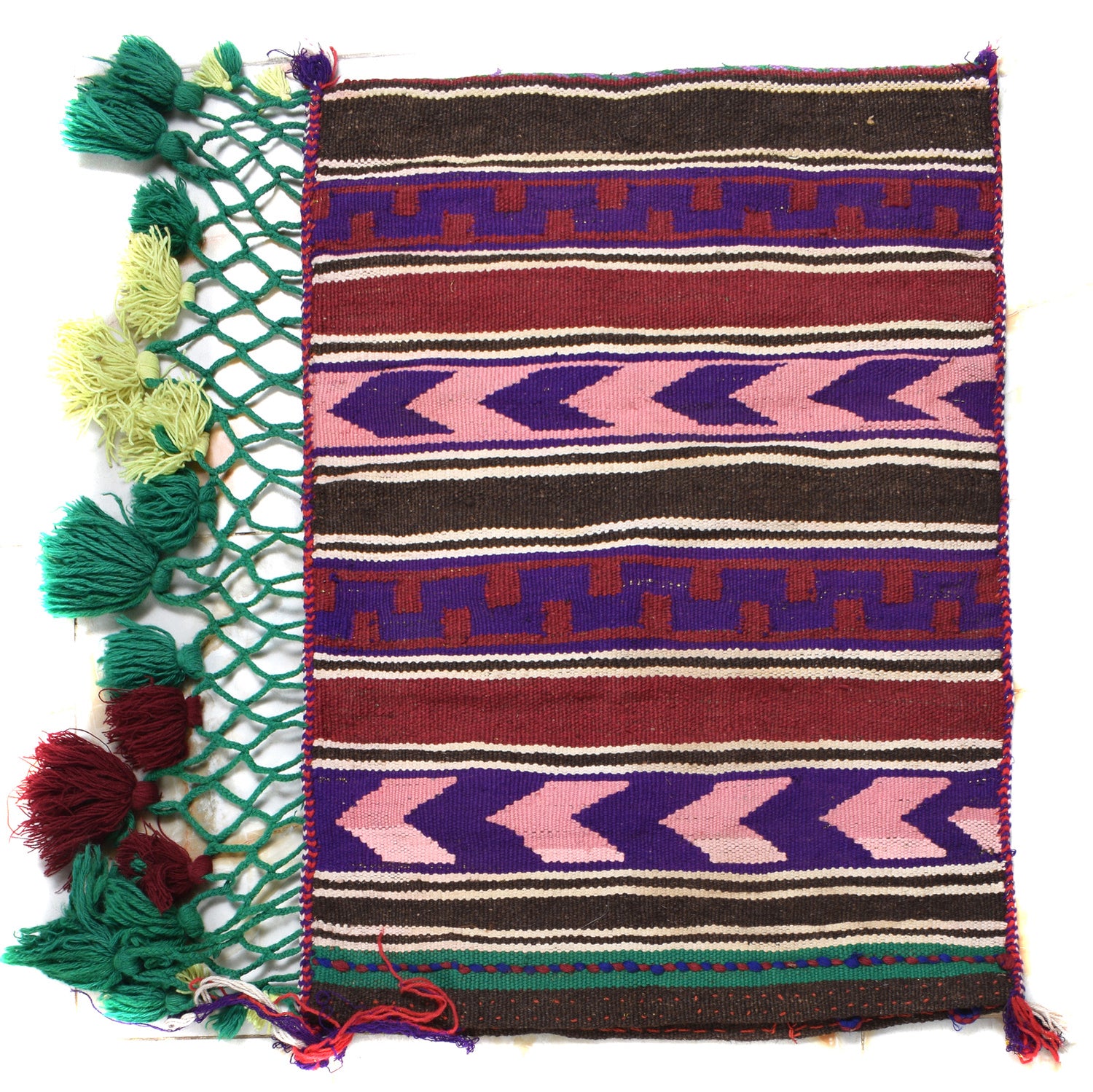 Balisht Area Rug Handmade Multi Geometric 2x3 ft