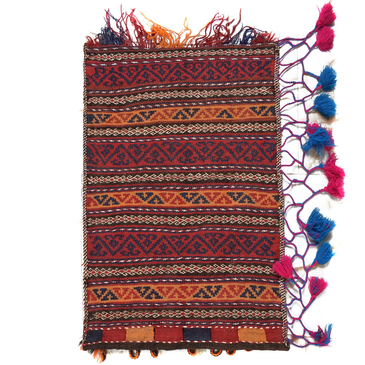 Balisht Area Rug Handmade Multi Geometric 2x3 ft