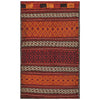 Balisht Area Rug Handmade Multi Geometric 2x3 ft