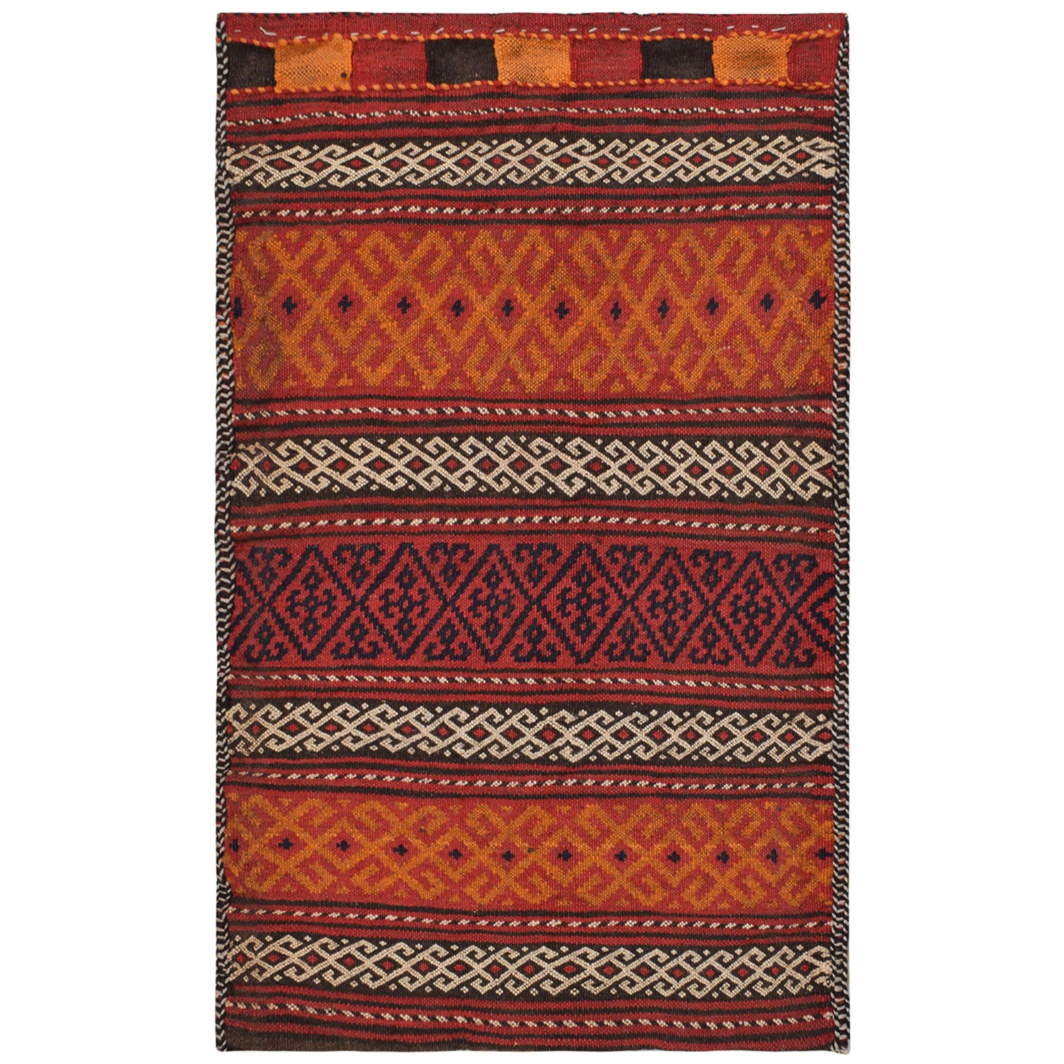 Balisht Area Rug Handmade Multi Geometric 2x3 ft
