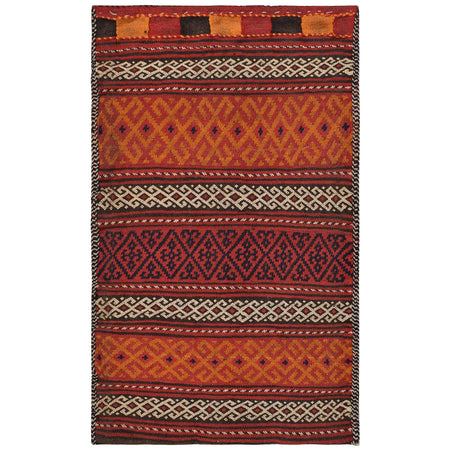 Balisht Area Rug Handmade Multi Geometric 2x3 ft