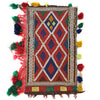Balisht Area Rug Handmade Multi Geometric 2x3 ft