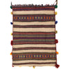 Balisht Area Rug Handmade Multi Geometric 2x3 ft