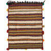 Balisht Area Rug Handmade Multi Geometric 2x3 ft
