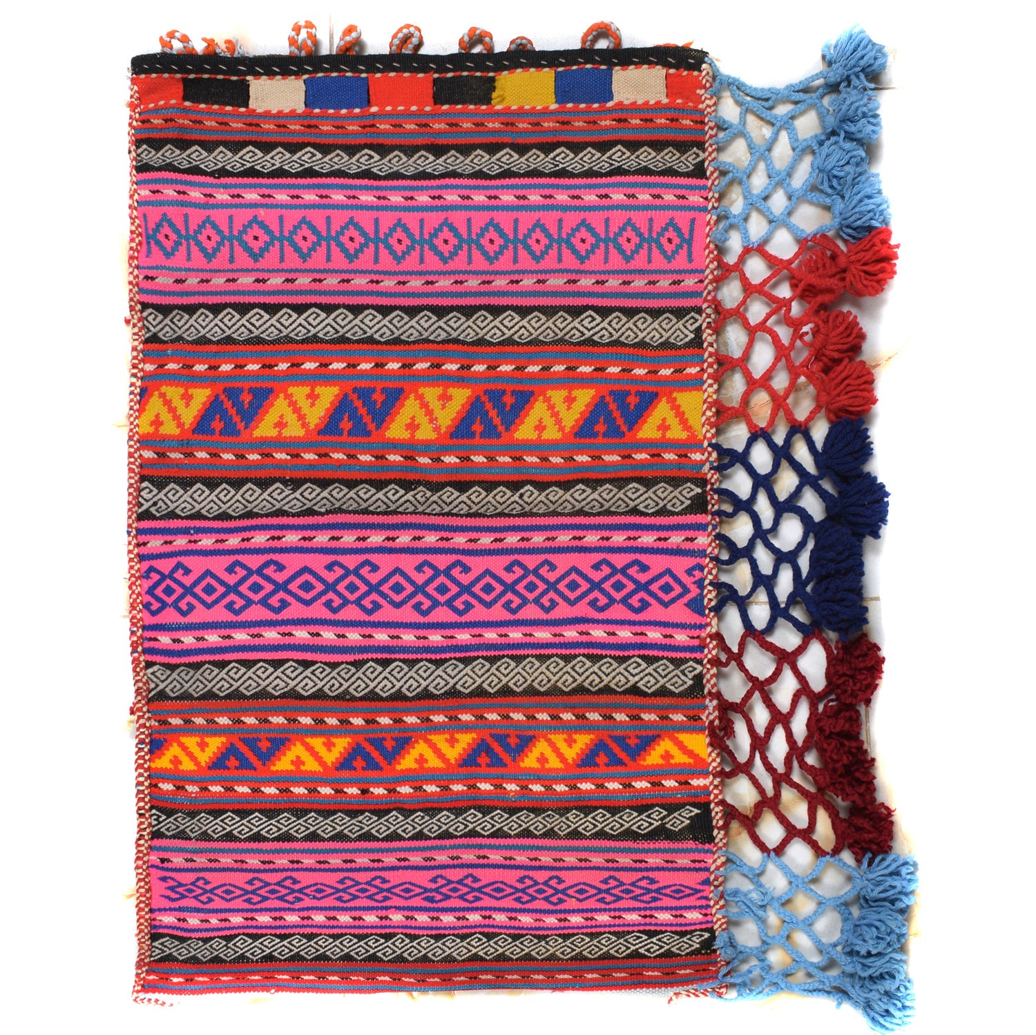 Balisht Area Rug Handmade Multi Geometric 2x3 ft
